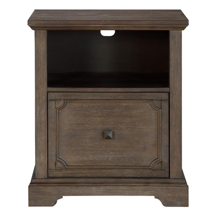 Homelegance Toulon File Cabinet in Wire-Brushed 5438-18 Half Price Furniture