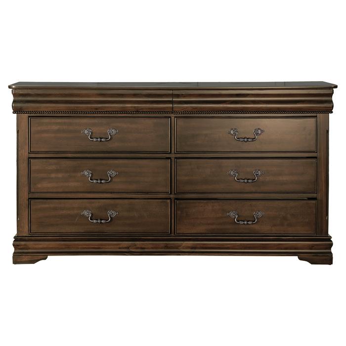 Homelegance Mont Belvieu Dresser in Dark Cherry 1869-5 Half Price Furniture