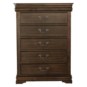 Homelegance Mont Belvieu Chest in Dark Cherry 1869-9 Half Price Furniture