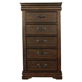 Homelegance Mont Belvieu Lift-Top Lingerie Chest in Dark Cherry 1869-12 Half Price Furniture