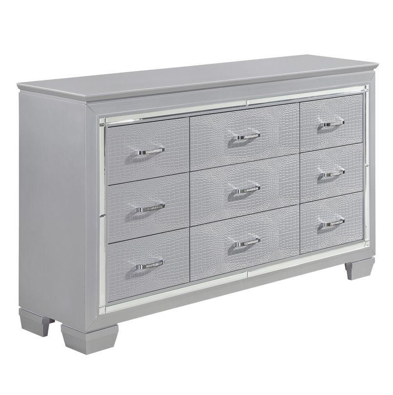 Homelegance Allura Dresser in Silver 1916-5 - Dresser - Half Price Furniture