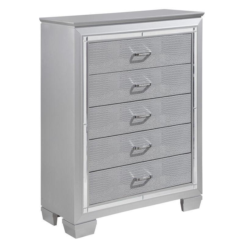 Homelegance Allura Chest in Silver 1916-9 - Half Price Furniture