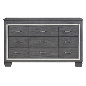 Homelegance Allura Dresser in Gray 1916GY-5 Half Price Furniture