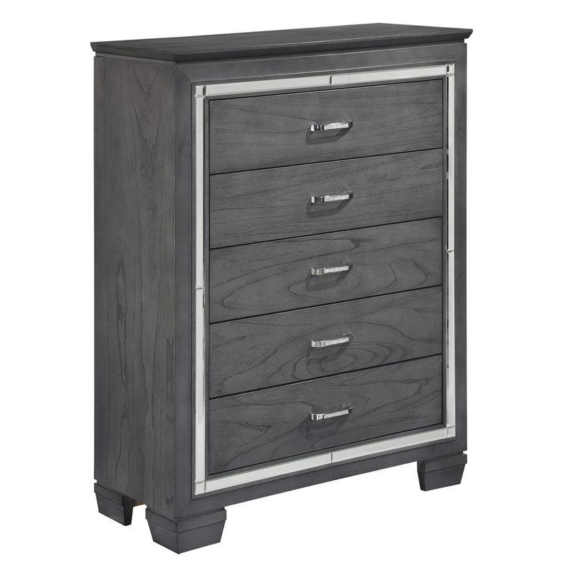 Homelegance Allura Chest in Gray 1916GY-9 - Chest - Half Price Furniture