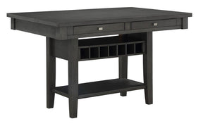 Homelegance Baresford Counter Height Table in Gray 5674-36* - Half Price Furniture