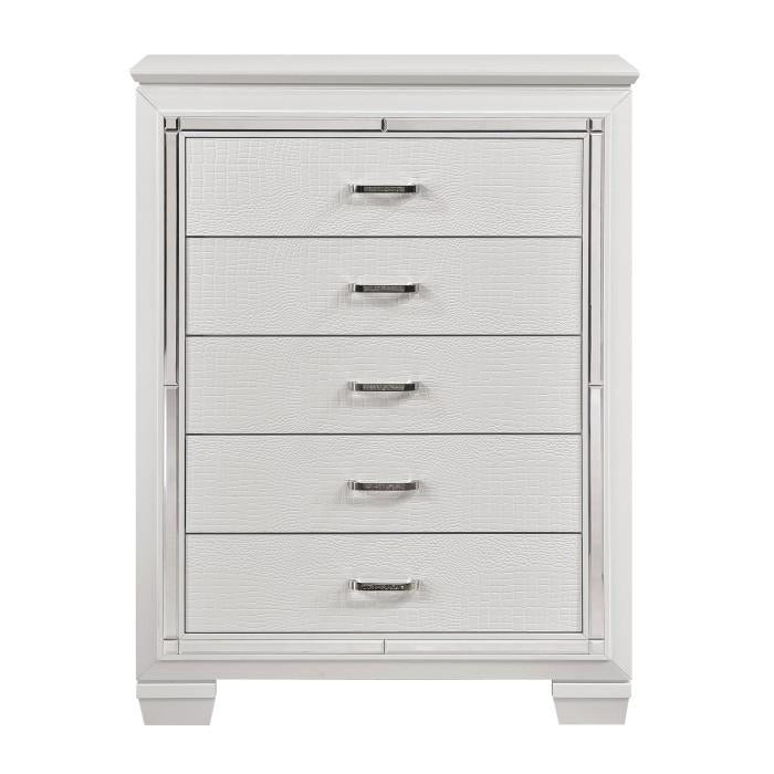 Homelegance Allura Chest in White 1916W-9 Half Price Furniture