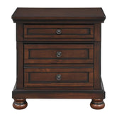 Homelegance Cumberland Nightstand in Brown Cherry 2159-4 Half Price Furniture