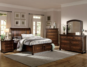 Homelegance Cumberland Chest in Brown Cherry 2159-9 - Half Price Furniture