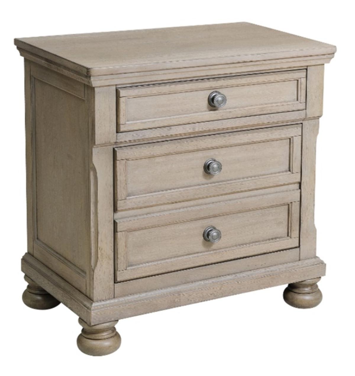 Homelegance Bethel Nightstand in Gray 2259GY-4 - Half Price Furniture