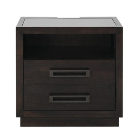 Homelegance Larchmont Nightstand in Charcoal 5424-4 Half Price Furniture