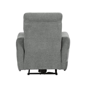 Homelegance Furniture Edition Power Lay Flat Reclining Chair in Dove Grey 9804DV-1PWH - Half Price Furniture