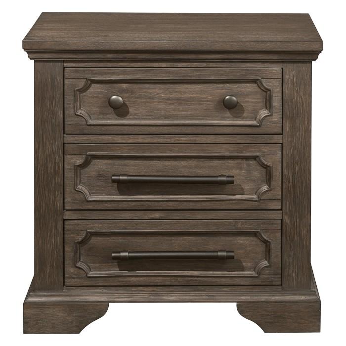 Homelegance Taulon Nightstand in Dark Oak 5438-4 Half Price Furniture