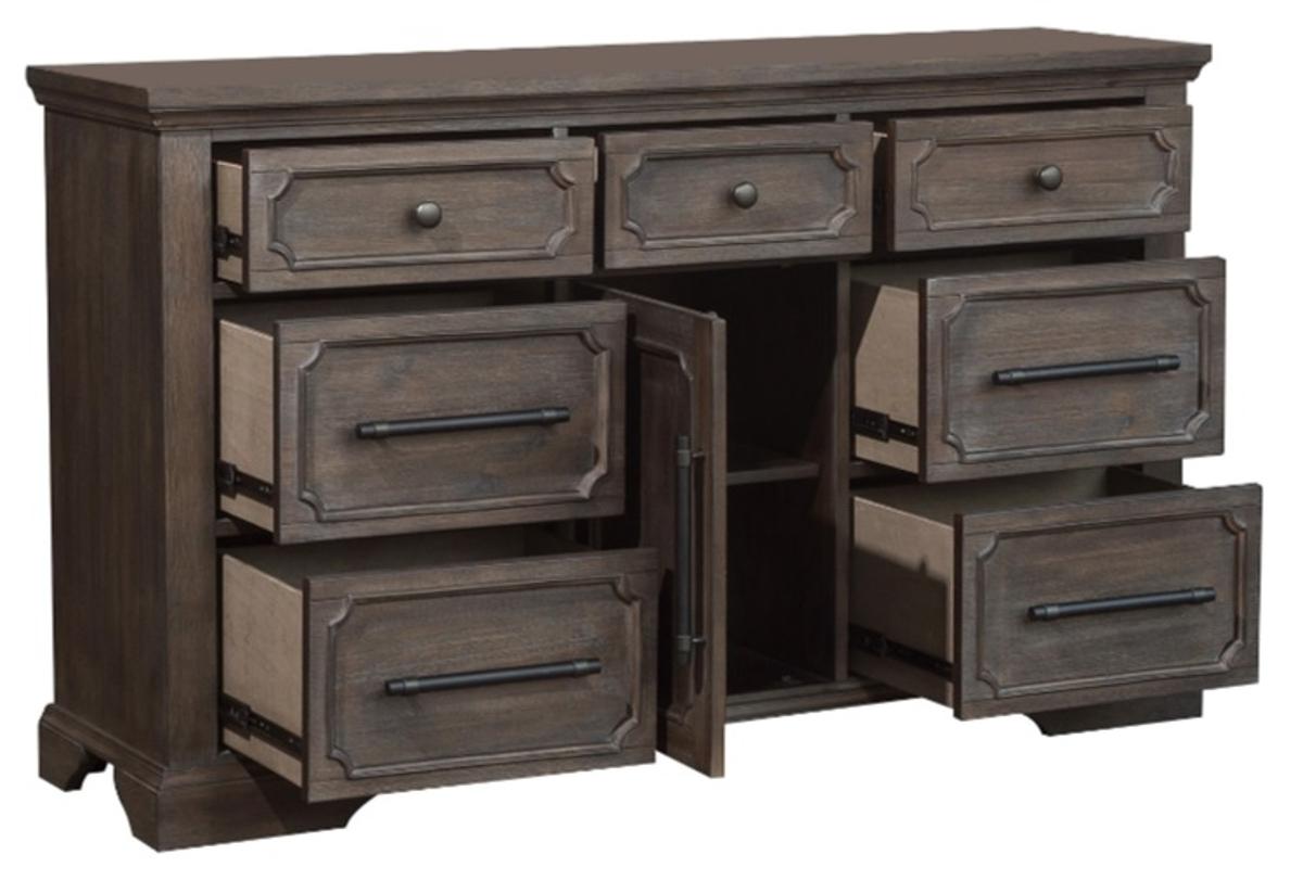 Homelegance Taulon Dresser in Dark Oak 5438-5 - Half Price Furniture