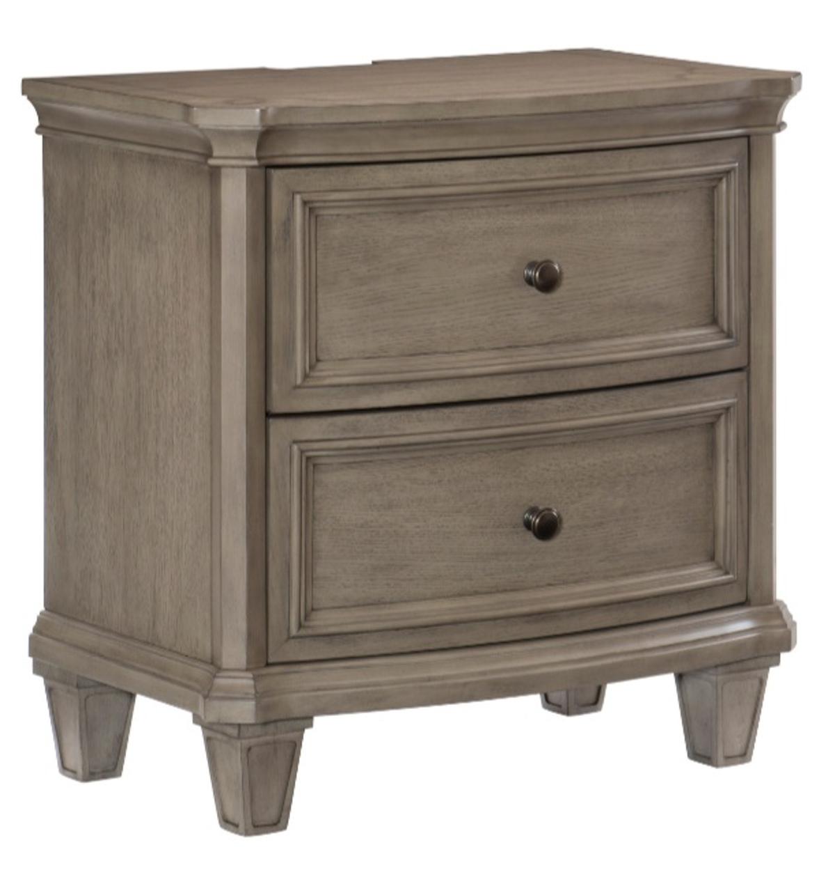 Homelegance Vermillion Nightstand in Gray 5442-4 Half Price Furniture