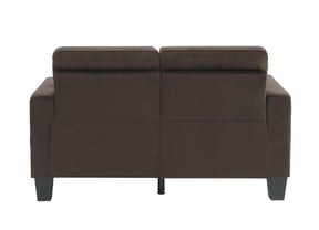 Homelegance Furniture Lantana Sofa in Chocolate 9957CH-3 Half Price Furniture