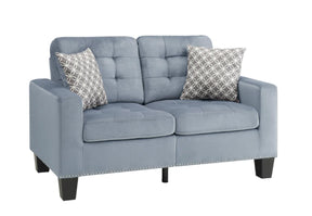 Homelegance Furniture Lantana Loveseat in Gray 9957GY-2 - Loveseat - Half Price Furniture