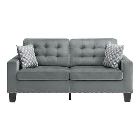 Homelegance Furniture Lantana Sofa in Gray 9957GY-3 Half Price Furniture