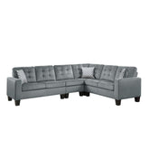 Homelegance Furniture Lantana 2-Piece Reversible Sectional in Gray 9957GY*SC Half Price Furniture