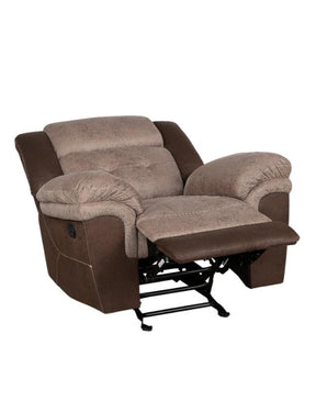 Homelegance Furniture Chai Glider Relcining Chair in 2 Tones - Half Price Furniture