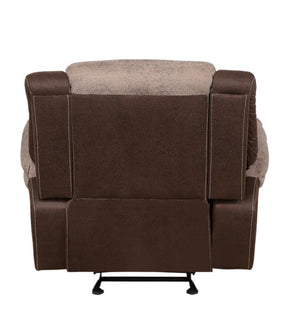 Homelegance Furniture Chai Glider Relcining Chair in 2 Tones - Half Price Furniture