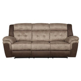 Homelegance Furniture Chai Relcining Sofa in 2 Tones Half Price Furniture