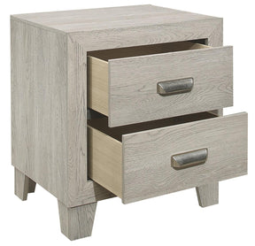 Homelegance Furniture Quinby 2 Drawer Nightstand in Light Brown 1525-4 - Nightstand - Half Price Furniture