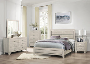 Homelegance Furniture Quinby Full Panel Bed in Light Brown 1525F-1 - Half Price Furniture