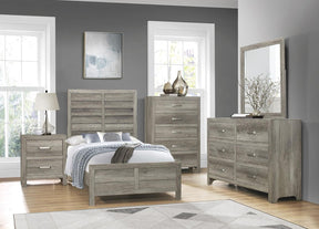 Homelegance Furniture Mandan 2 Drawer Nightstand in Weathered Gray 1910GY-4 - Half Price Furniture