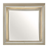 Homelegance Furniture Youth Loudon Mirror in Champagne Metallic B1515-6 Half Price Furniture