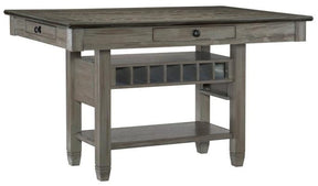 Homelegance Granby Counter Height Dining Table in Coffee and Antique Gray 5627GY-36* - Half Price Furniture