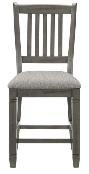 Homelegance Granby Counter Height Chair in Antique Gray (Set of 2) 5627GY-24 - Half Price Furniture