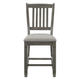 Homelegance Granby Counter Height Chair in Antique Gray (Set of 2) 5627GY-24 Half Price Furniture