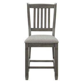 Homelegance Granby Counter Height Chair in Antique Gray (Set of 2) 5627GY-24 Half Price Furniture