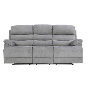 Homelegance Furniture Sherbrook Double Reclining Sofa in Gray Half Price Furniture