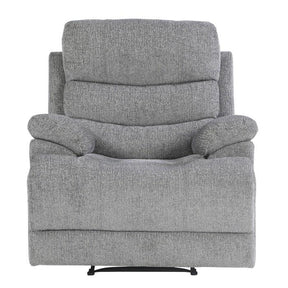 Homelegance Furniture Sherbrook Glider Reclining Chair in Gray Half Price Furniture