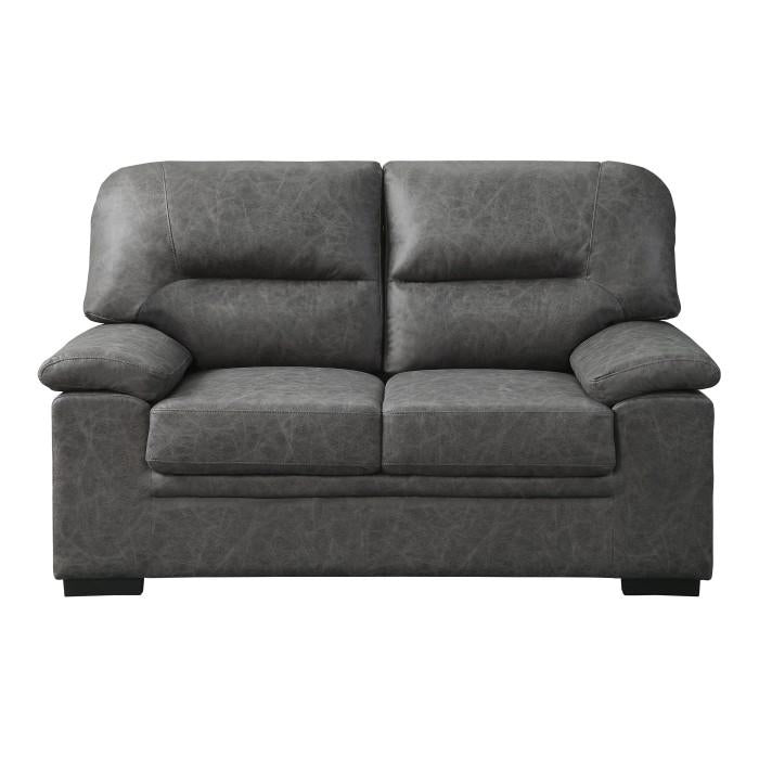 Homelegance Furniture Michigan Loveseat in Dark Gray 9407DG-2 Half Price Furniture