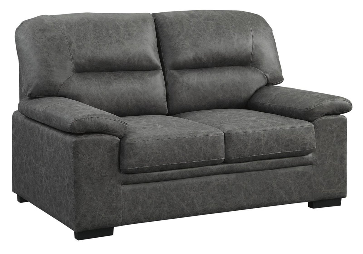 Homelegance Furniture Michigan Loveseat in Dark Gray 9407DG-2 - Half Price Furniture