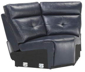 Homelegance Furniture Avenue Corner Seat in Navy 9469NVB-CR - Half Price Furniture