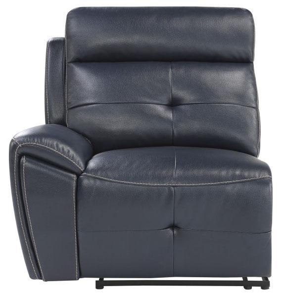 Homelegance Furniture Avenue Left Side Reclining Chair in Navy 9469NVB-LR - Half Price Furniture