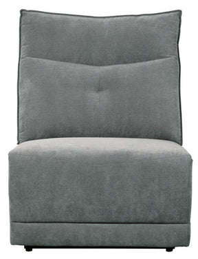 Homelegance Furniture Tesoro Armless Reclining Chair in Dark Gray 9509DG-AR - Half Price Furniture