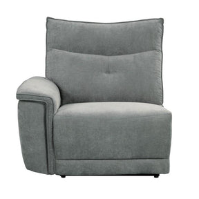 Homelegance Furniture Tesoro Left Side Reclining Chair in Dark Gray 9509DG-LR Half Price Furniture