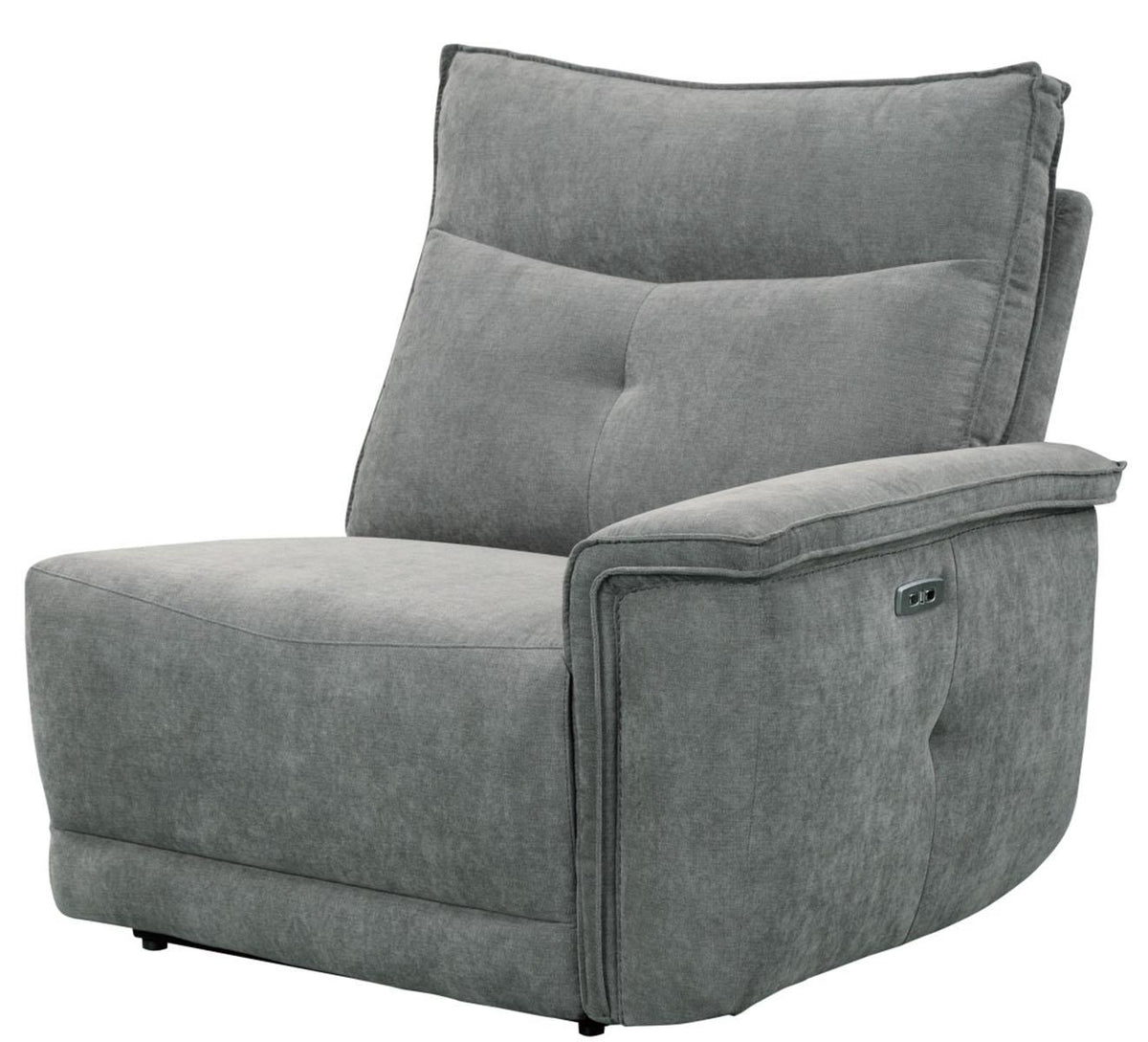 Homelegance Furniture Tesoro Power Right Side Reclining Chair in Dark Gray 9509DG-RRPWH - Half Price Furniture