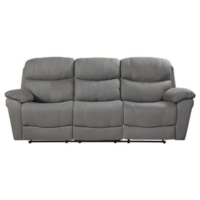 Homelegance Furniture Longvale Double Reclining Sofa with Power Headrests Half Price Furniture