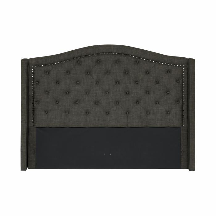 Bryndle (1/3)California King Headboard,Button-Tufted&Nailhead Half Price Furniture