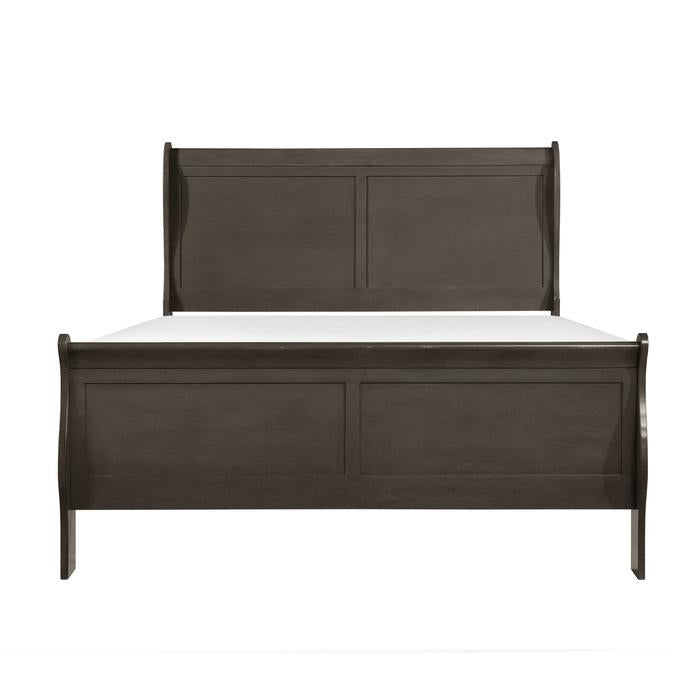 Homelegance Mayville Queen Sleigh Bed in Gray 2147SG-1 Half Price Furniture