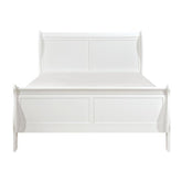 Homelegance Mayville Full Sleigh Bed in White 2147FW-1 Half Price Furniture