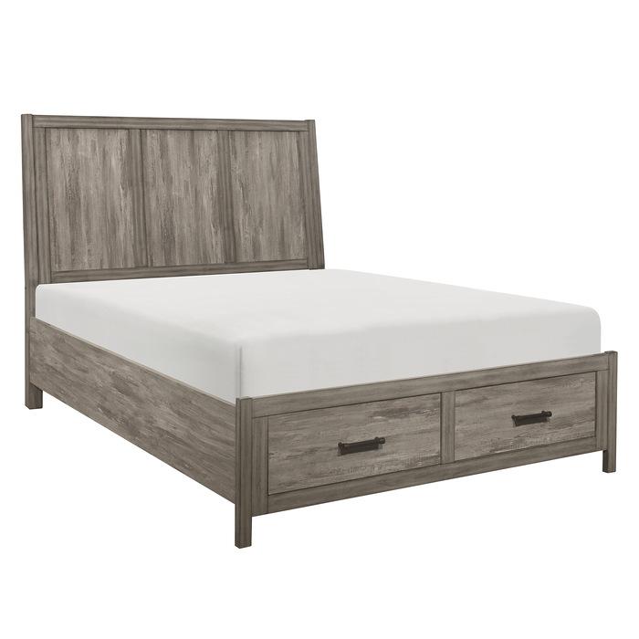 Bainbridge (3) California King Platform Bed with Footboard Storage - Half Price Furniture