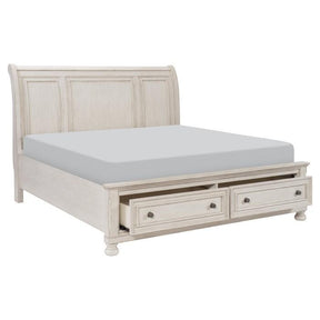 Bethel (3) Queen Platform Bed with Footboard Storage - Half Price Furniture