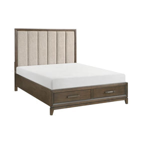 Cambridge (3) California King Platform Bed with Footboard Storage - Half Price Furniture