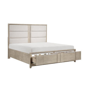 McKewen (3) California King Platform Bed with Footboard Storage - Half Price Furniture